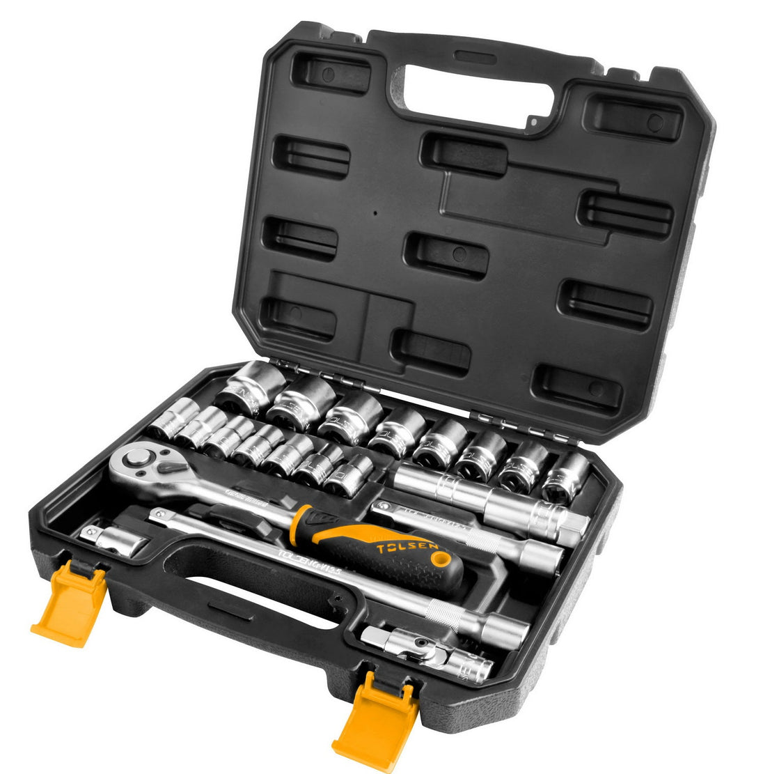 Tolsen Socket Set 1/2"10-32mm 22pc (Industrial) - Buy Now Online at Trade DIY Direct