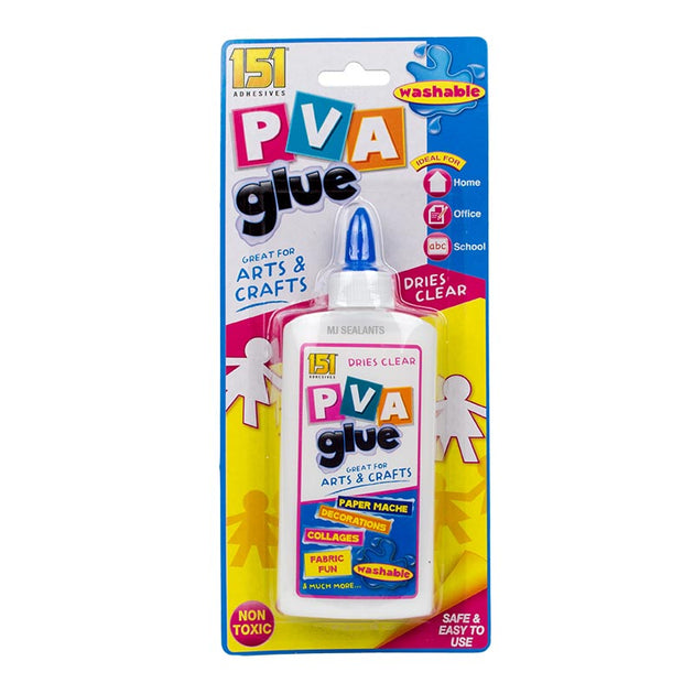 151 Kids PVA Glue for Arts and Crafts 150ml - Buy Now Online at Trade DIY Direct