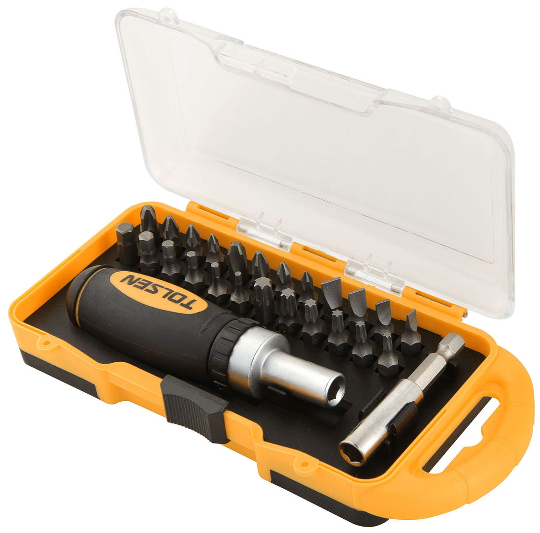 Tolsen Ratchet Bit Set 26pc - Buy Now Online at Trade DIY Direct