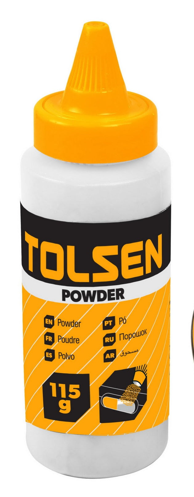 Tolsen Chalk Refill White 8Oz/225G - Buy Now Online at Trade DIY Direct