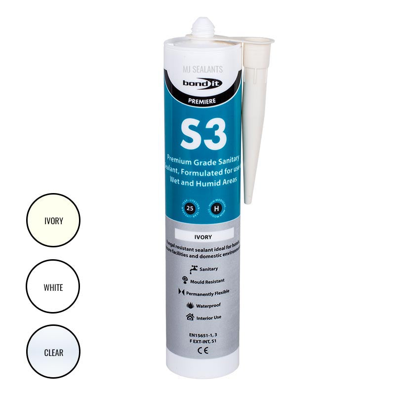 Bond It S3 Sanitary Grade Sealant - Buy Now Online at Trade DIY Direct