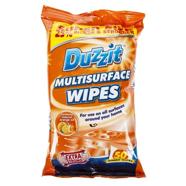 Duzzit Multisurface Wipes Extra Strong - Buy Now Online at Trade DIY Direct