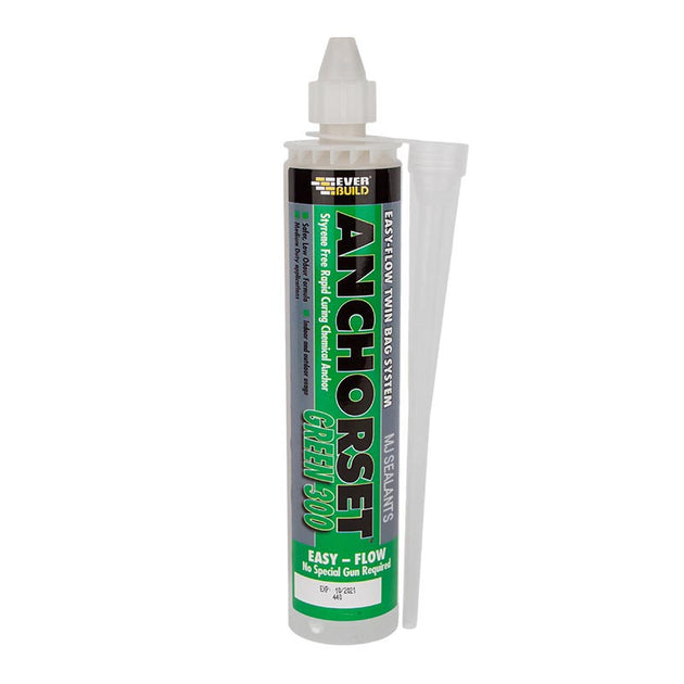 Everbuild Anchorset Green 300 Chemical Anchor - Buy Now Online at Trade DIY Direct