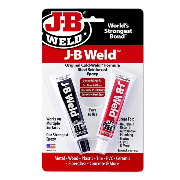 JB Weld Original Cold-Weld 2 Part Epoxy - Buy Now Online at Trade DIY Direct