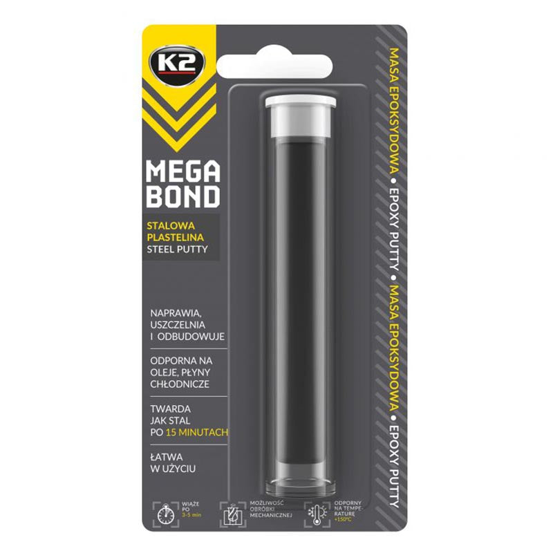 K2 Bond Mega Bond Epoxy Steel Putty - Buy Now Online at Trade DIY Direct