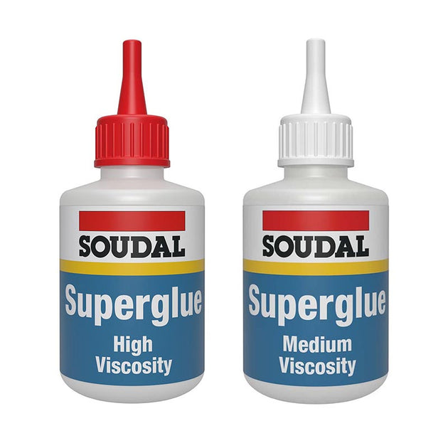 Soudal Superglue Medium or High Viscosity 20g/50g - Buy Now Online at Trade DIY Direct