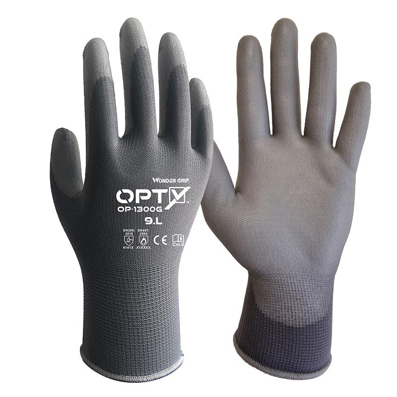 Wonder Grip OP-1300G PU Coated Gloves - Buy Now Online at Trade DIY Direct